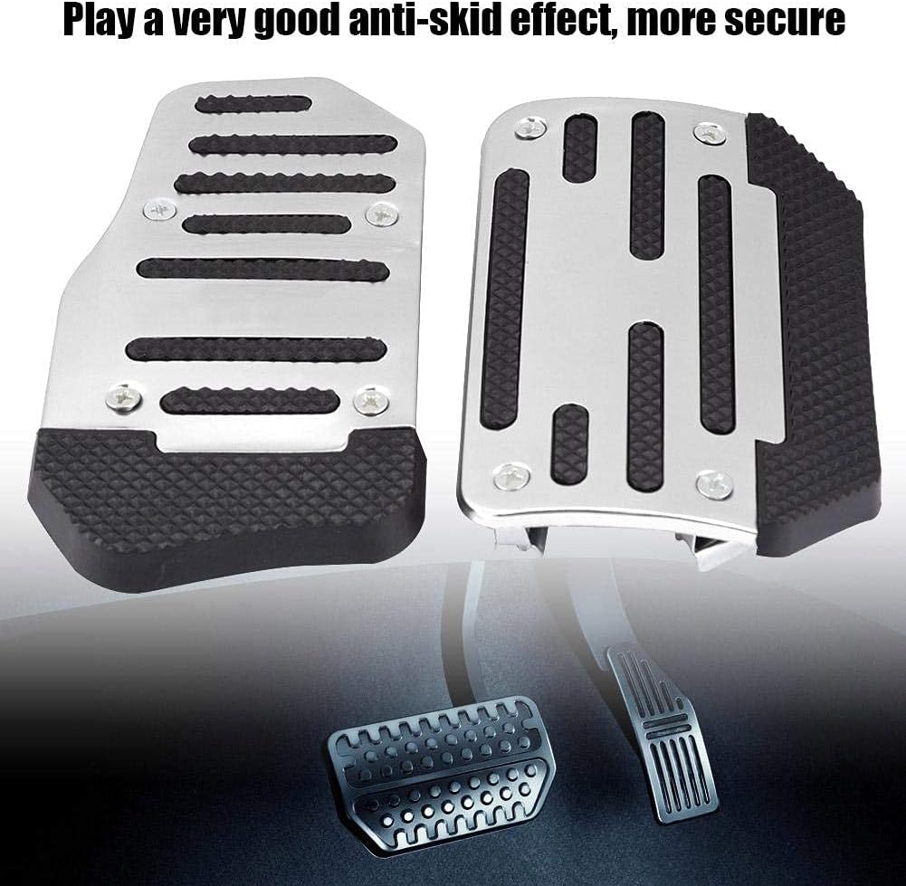 Brake Pedal Cover Accelerator Pad Alloy Nonslip Pack of 2 F585712
