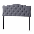 Full Size Grey Fabric Upholstered Headboard W932682