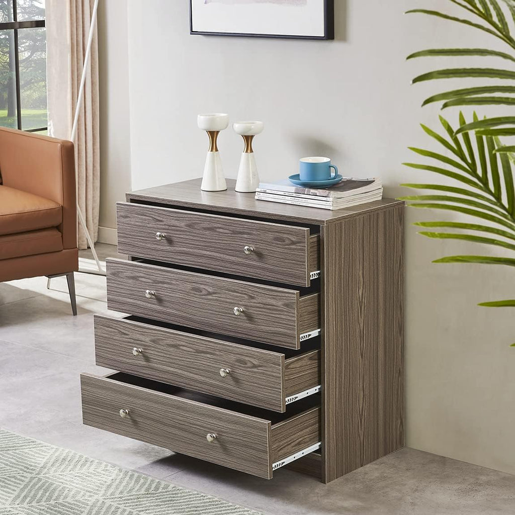 Black 5 Drawer Wood Dresser L393