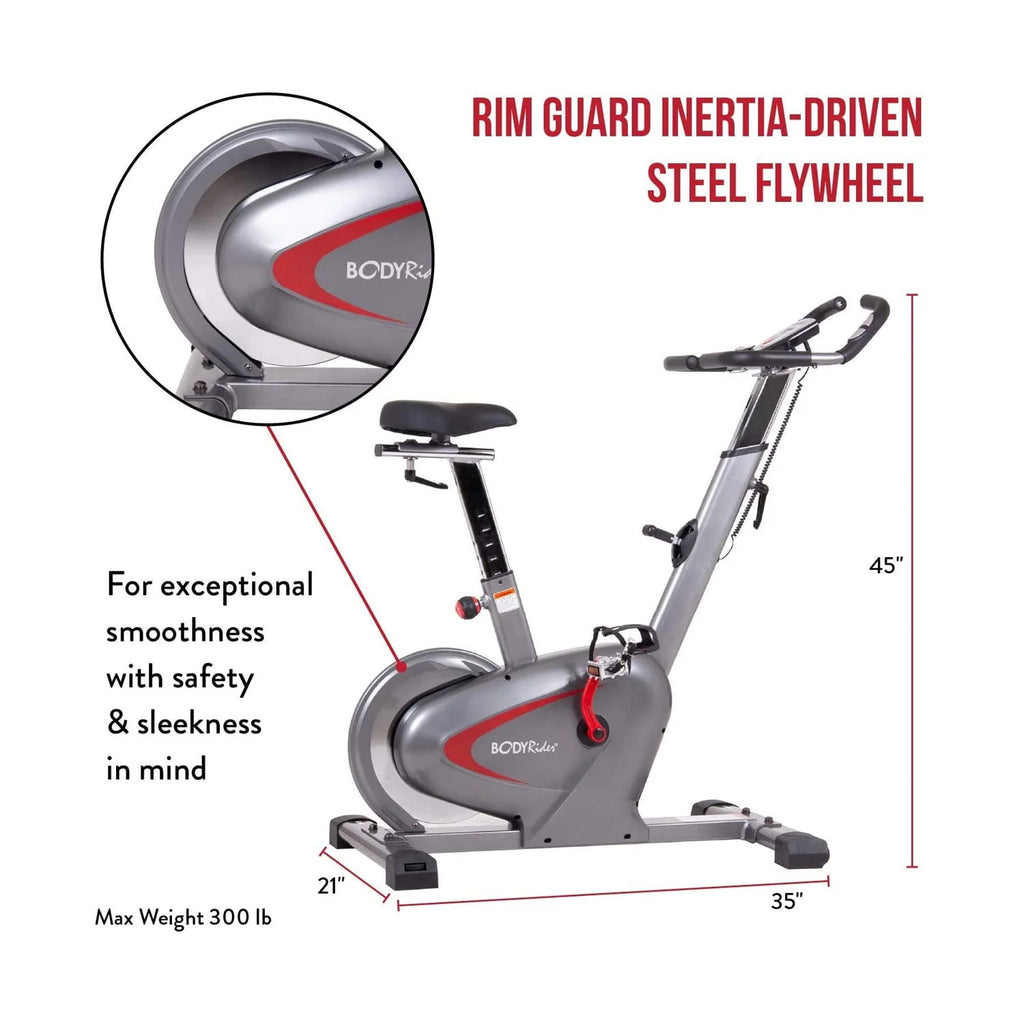 Indoor Upright Bike with 250 LBS Capacity H186