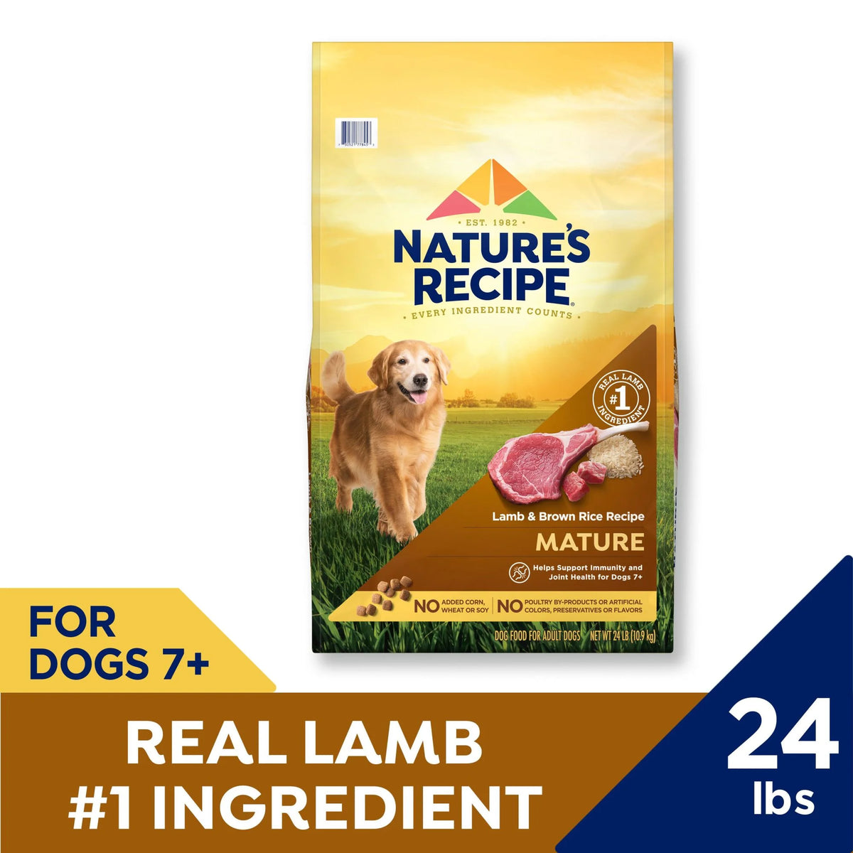 Lamb and Rice Dry Dog Food 24lb Bag K5271