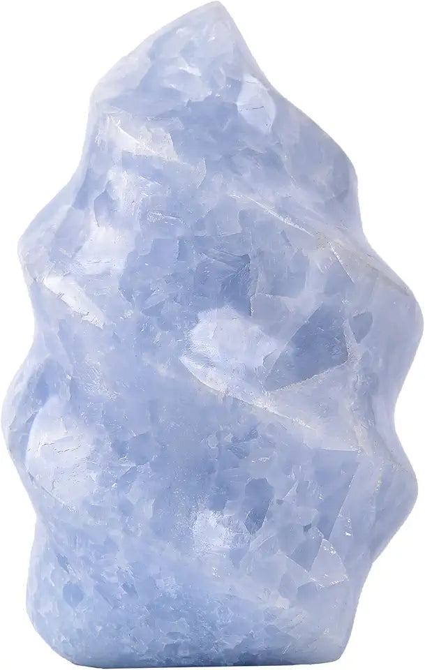 Large Healing Crystal Flame Tower Kyanite Decorative Stone Wand 1.4-1.7 LBS R2504