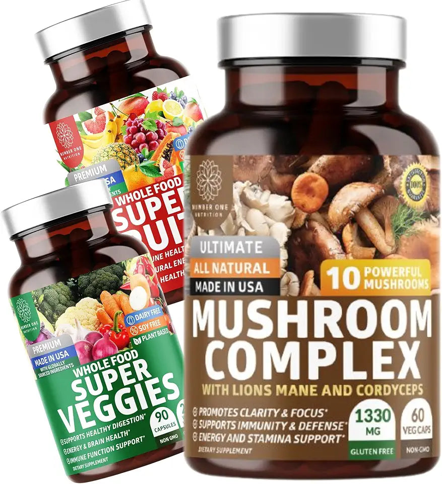 Mushroom Complex and Super Fruits & Veggies 2 Pack T417283