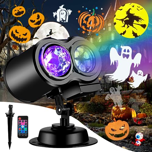 Halloween Projector Lights 8 Patterns W59697