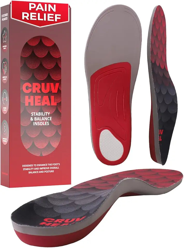 High Arch Support Plantar Fasciitis Insoles Men Women Orthotic Shoe Inserts G521113