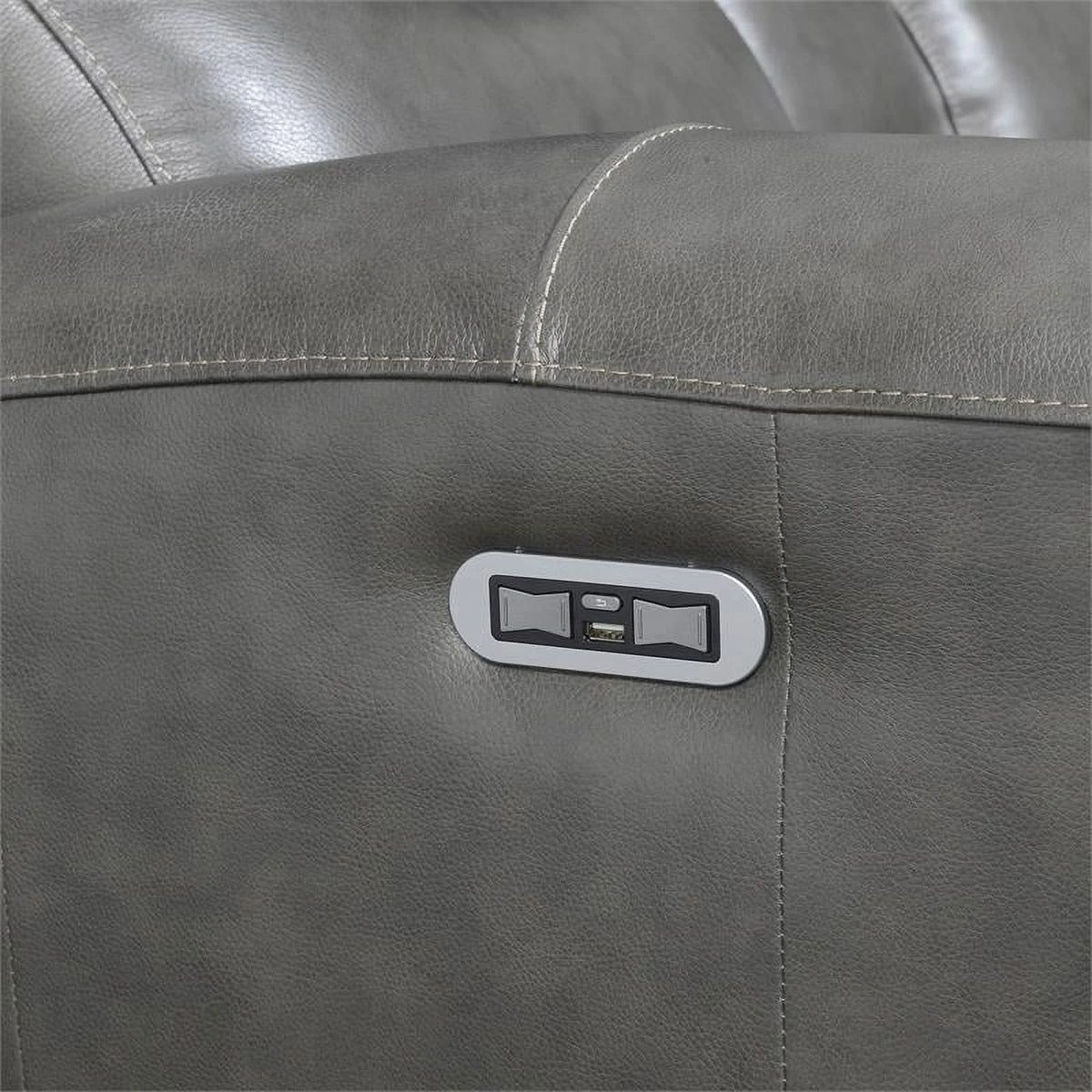 Leather Power Reclining Sofa Z391