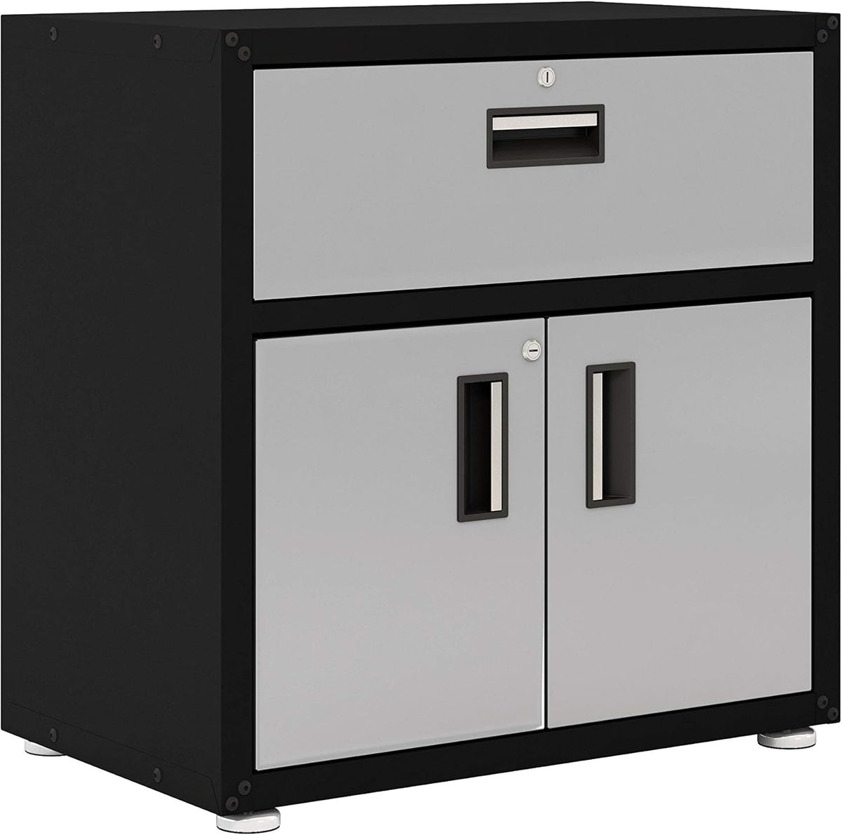 One Drawer Steel Cabinet with 2 Doors L9748