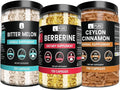Berberine, Bitter Melon, and Ceylon Cinnamon Capsules 730 Capsules Y998