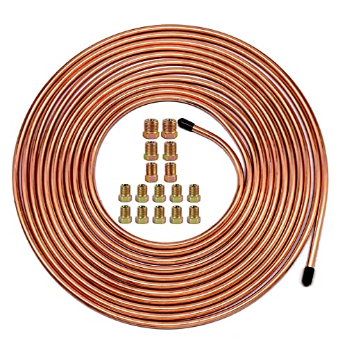 3/16 Copper Coated Brake Line Tubing Kit N115