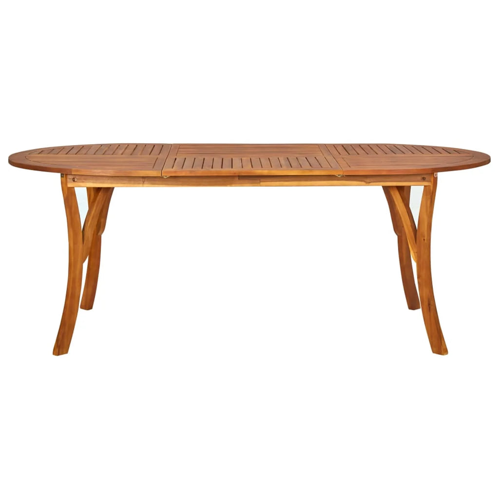 Acacia Wood Oval Outdoor Dining Table N33393