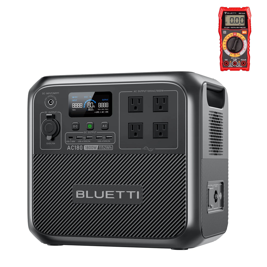 1800W 1152Wh LiFePO4 Portable Solar Generator J258