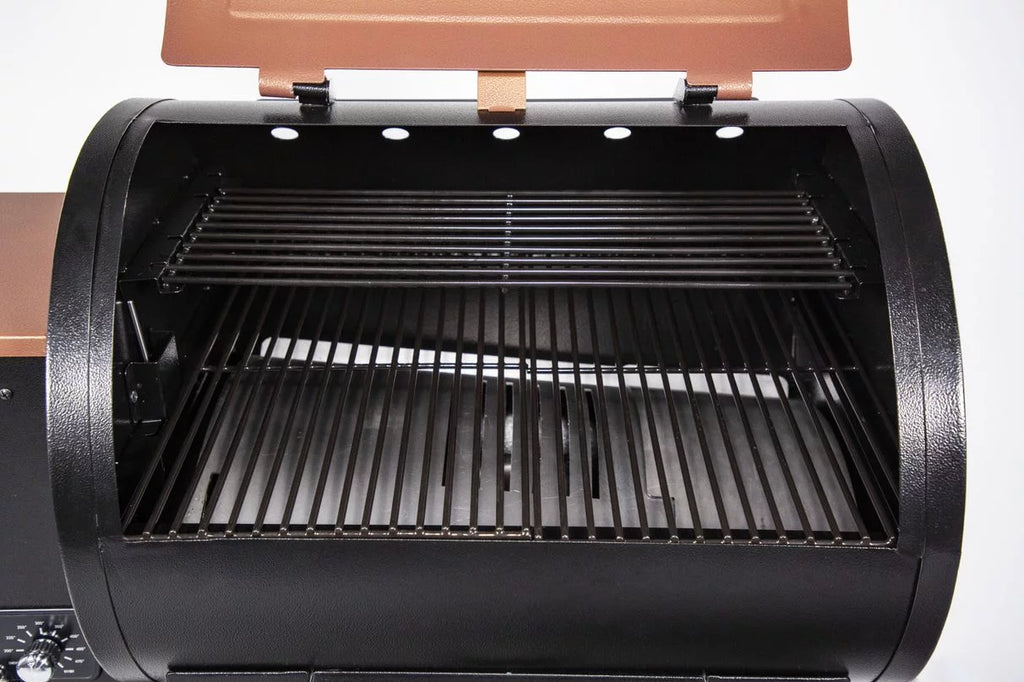 Wood Pellet Grill With Flame Broiler and Meat Probe W8344