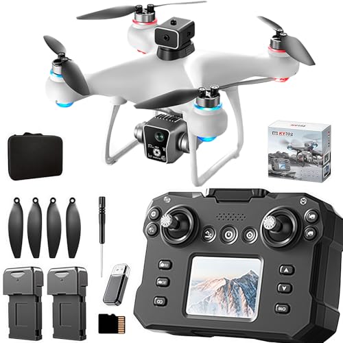 Drone with Screen Controller, Brushless Motor, Optical Flow Localization, Obstacle Avoidance, Black G372983
