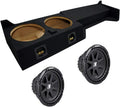 Compatible with Nissan Frontier 05-12 Crew Cab Dual 10 Subwoofer Box Enclosure K593