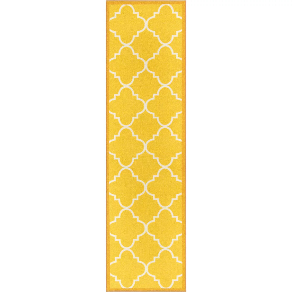 2' x 7' Non-Slip Yellow Rug I127653
