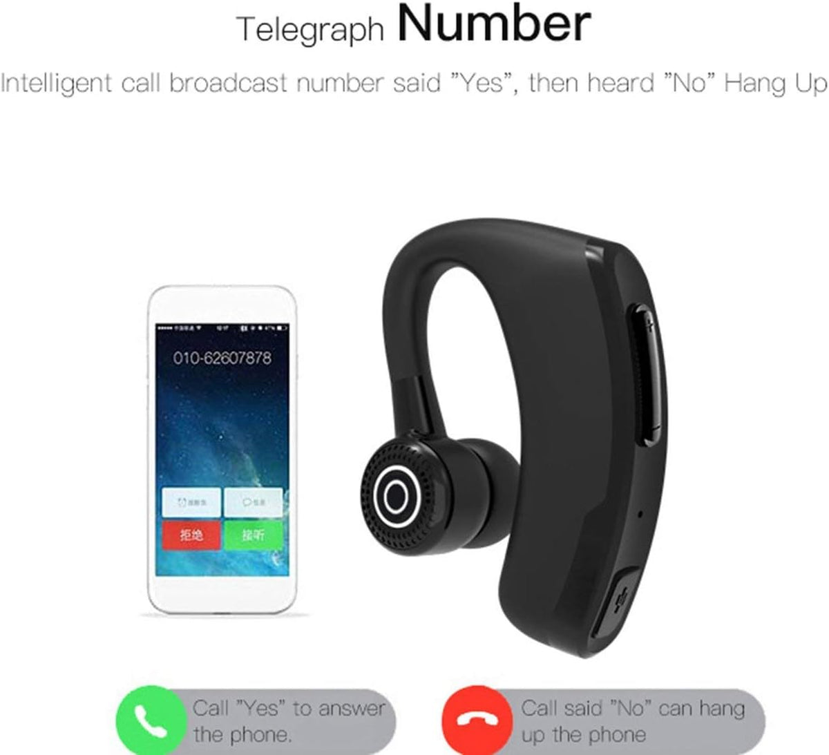 Bluetooth Wireless Headphones with Mic 12 Hour Noise Cancelling U231576