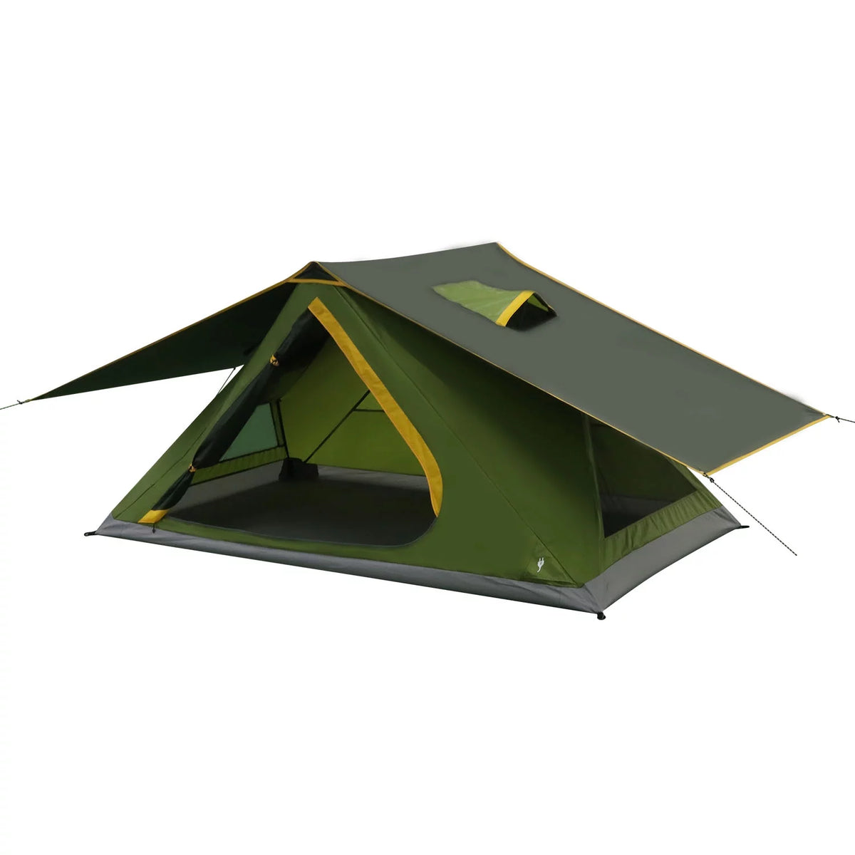 2-Person Pop up Instant Hub Tent, Green, 7.5 lbs H903704