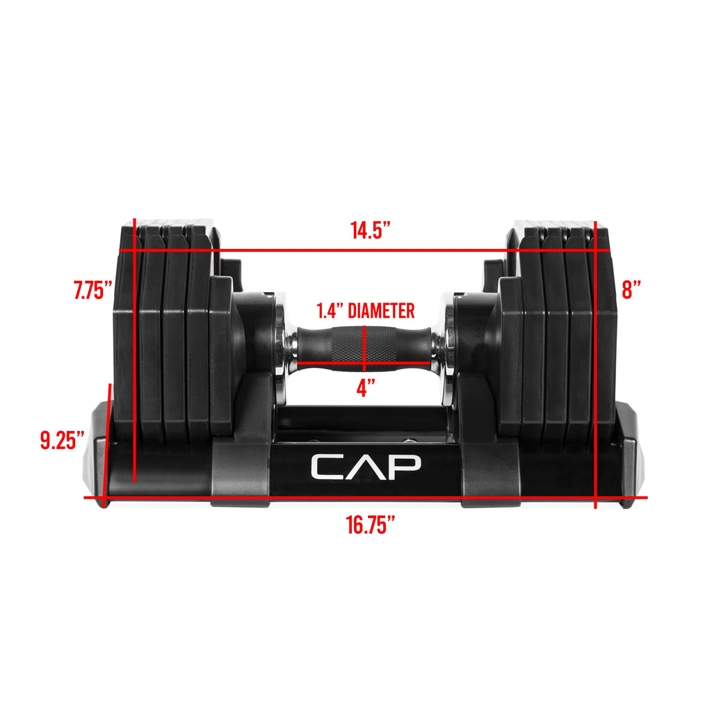 Adjustable Dumbbell 5-50 Pounds Single Z135