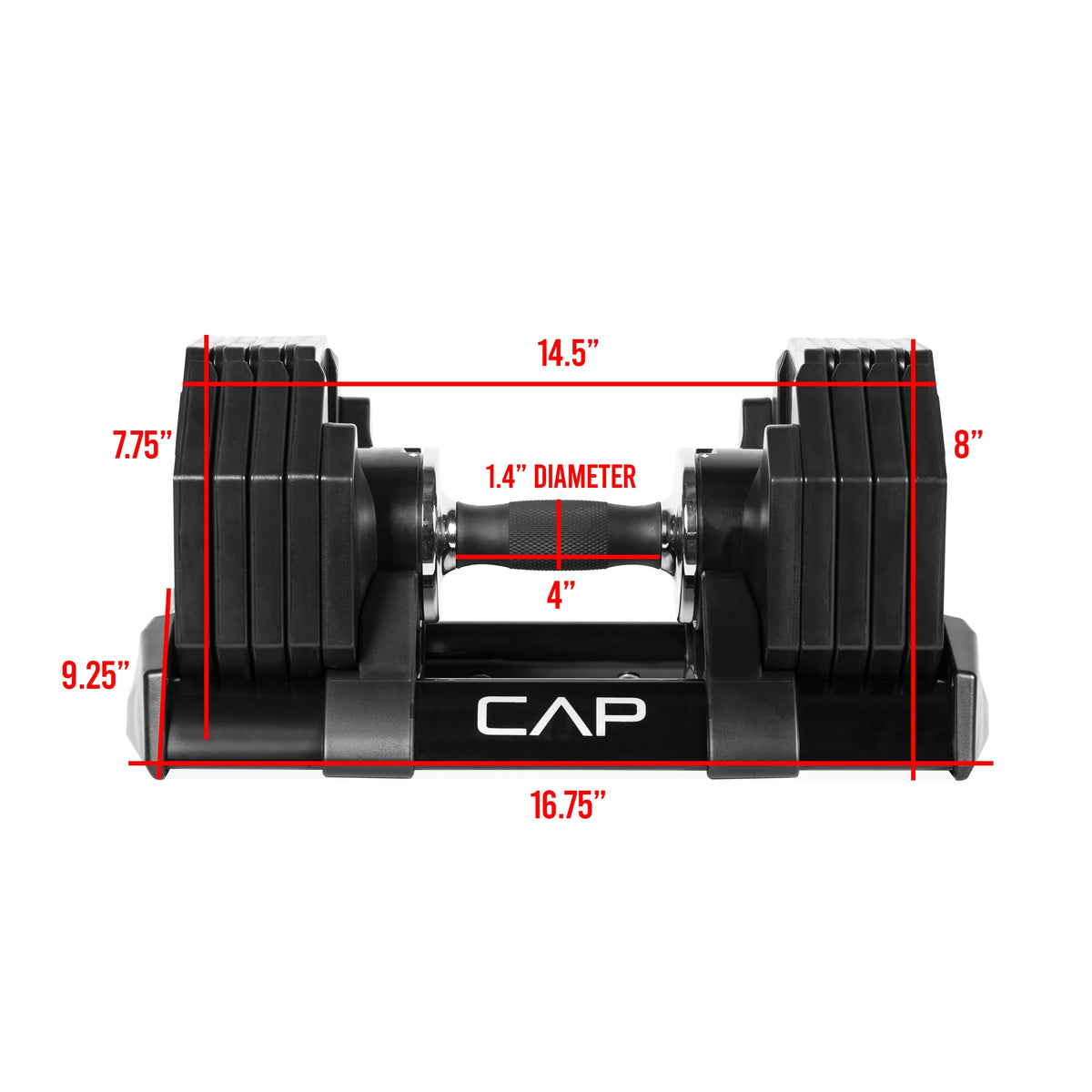 Adjustable Dumbbell 5-50 Pounds Single Z135