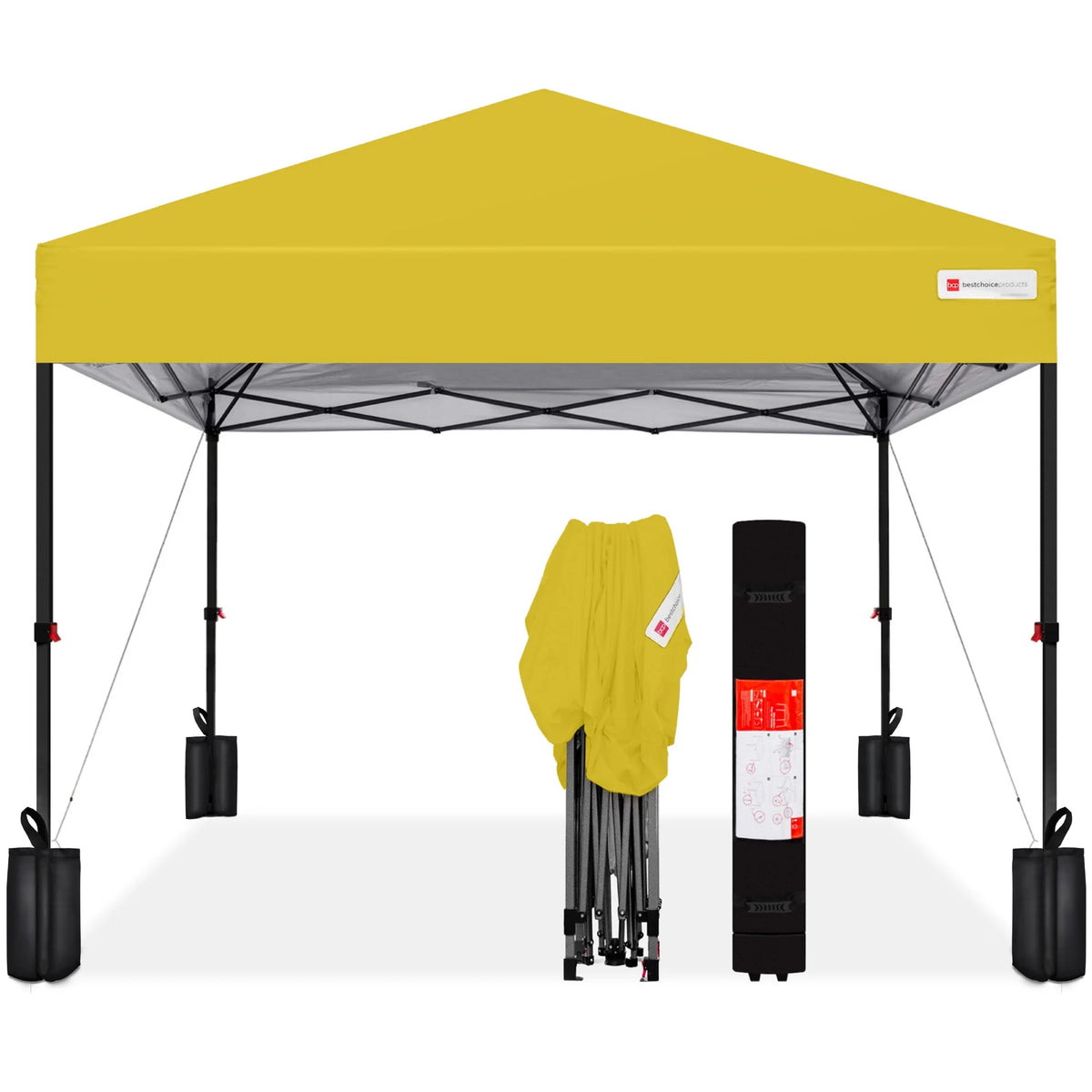 10x10ft Pop Up Canopy with Wheeled Case J15491