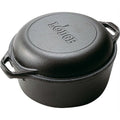 Cast Iron 5 Quart Double Dutch Oven G90614