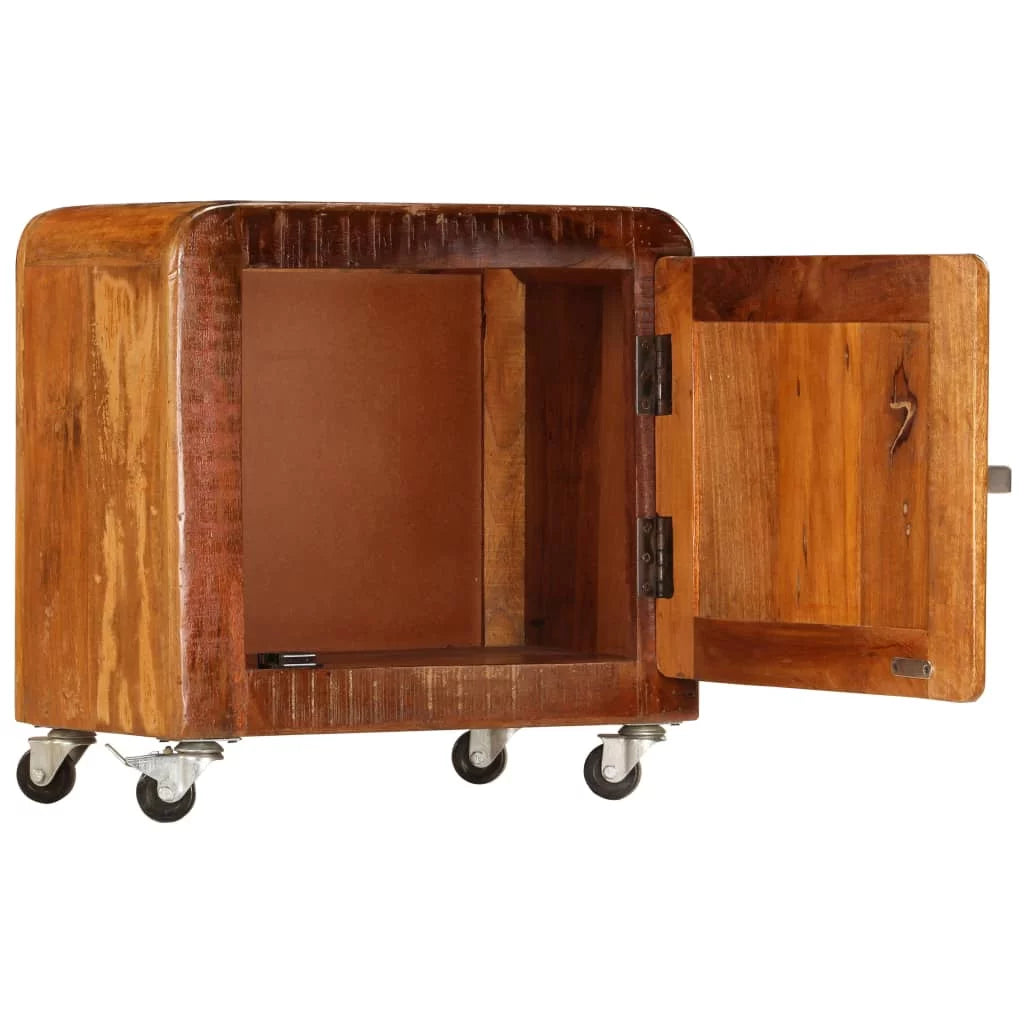 Solid Reclaimed Wood Bedside Cabinet R9525