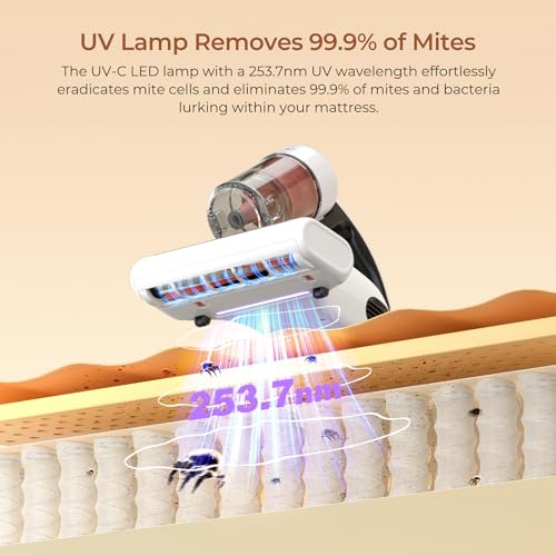 500W 13Kpa Corded Mattress Vacuum Cleaner J13736