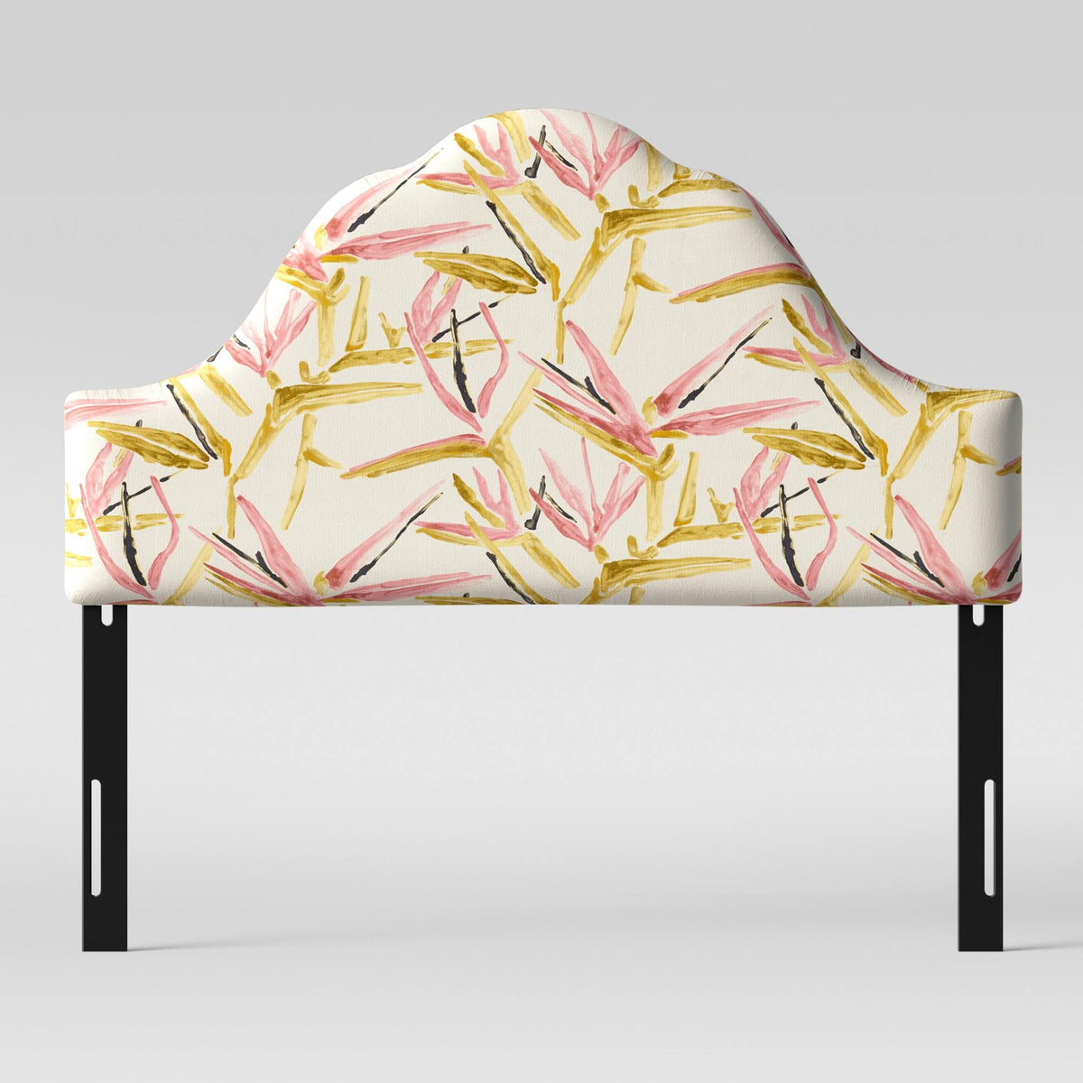 Pink Cream Arched Headboard T303