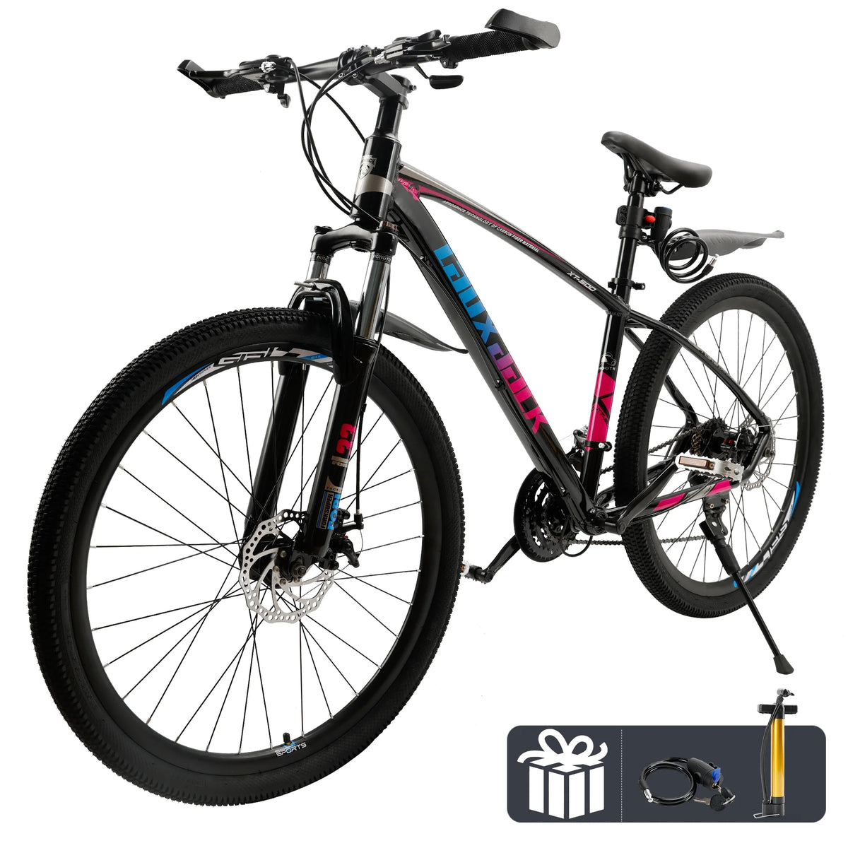 Full Suspension 21 Speed 27.5 inch Dual Disc Brake Mountain Bike Y256004