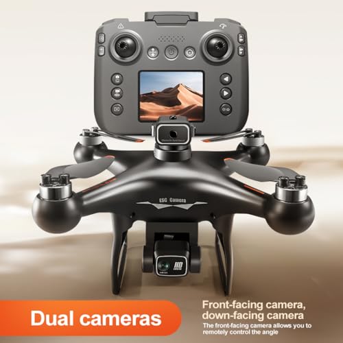 Screen Display Remote Control Dual Camera 360 Degree Flip FPV Drone Y696999