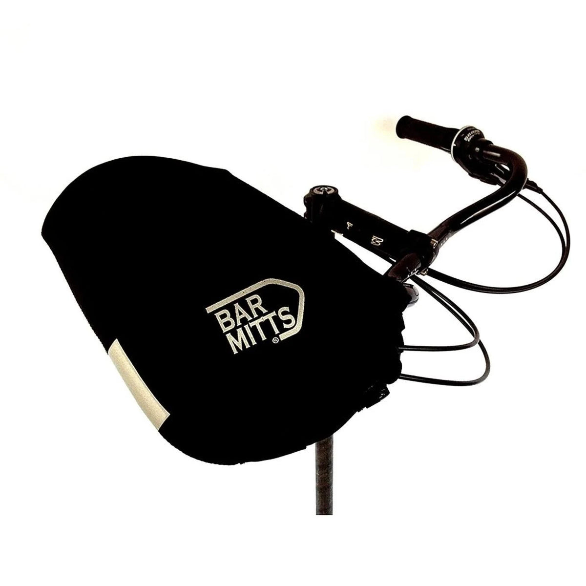 Black Handlebar Mittens Q5057