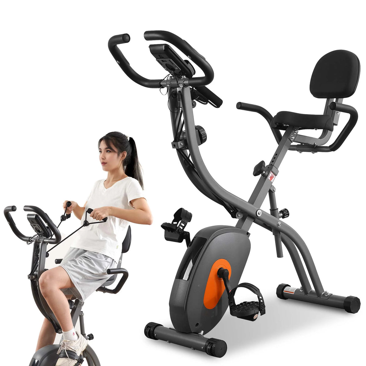Folding 3-in-1 Recumbent Exercise Bike S694525