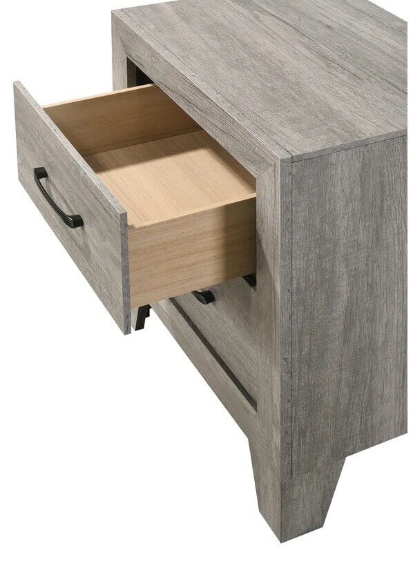 5pc Full Size Platform Bedroom Set Gray J801