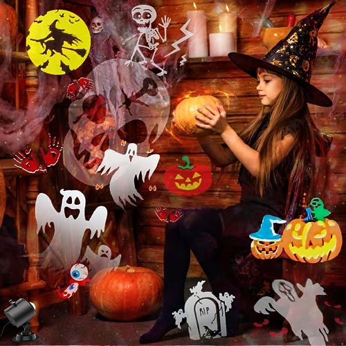 Halloween Projector Lights 8 Patterns W59697