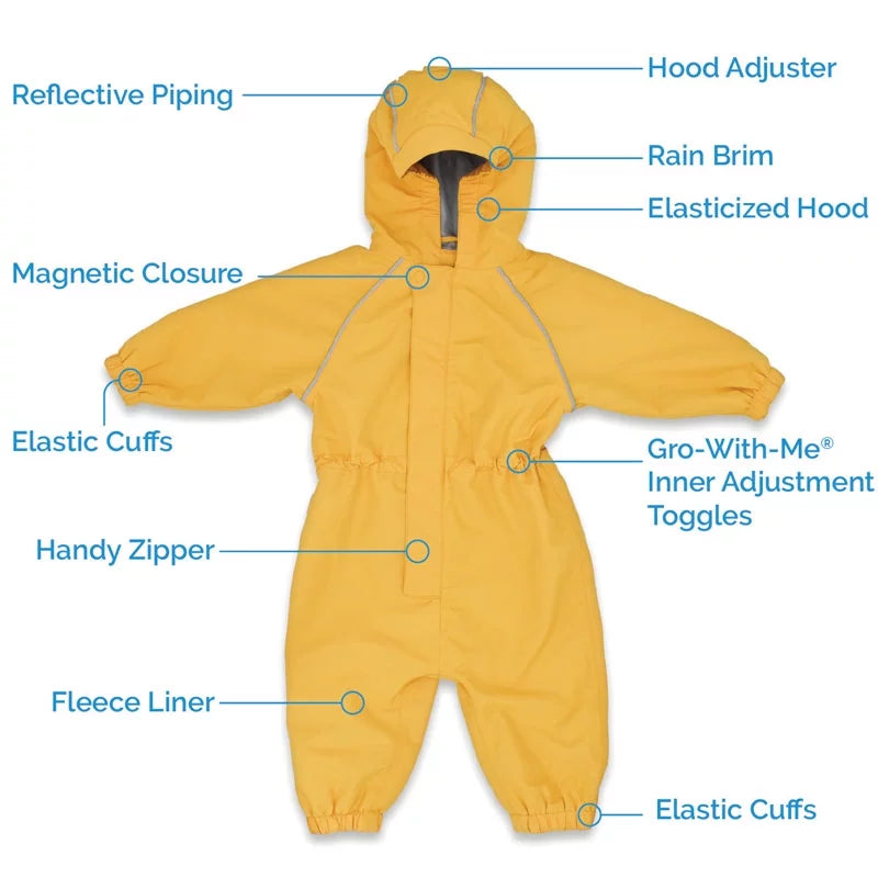 Kids' Waterproof Rain Suit B723