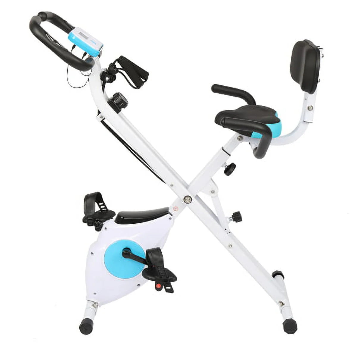 White Folding Exercise Bike W647