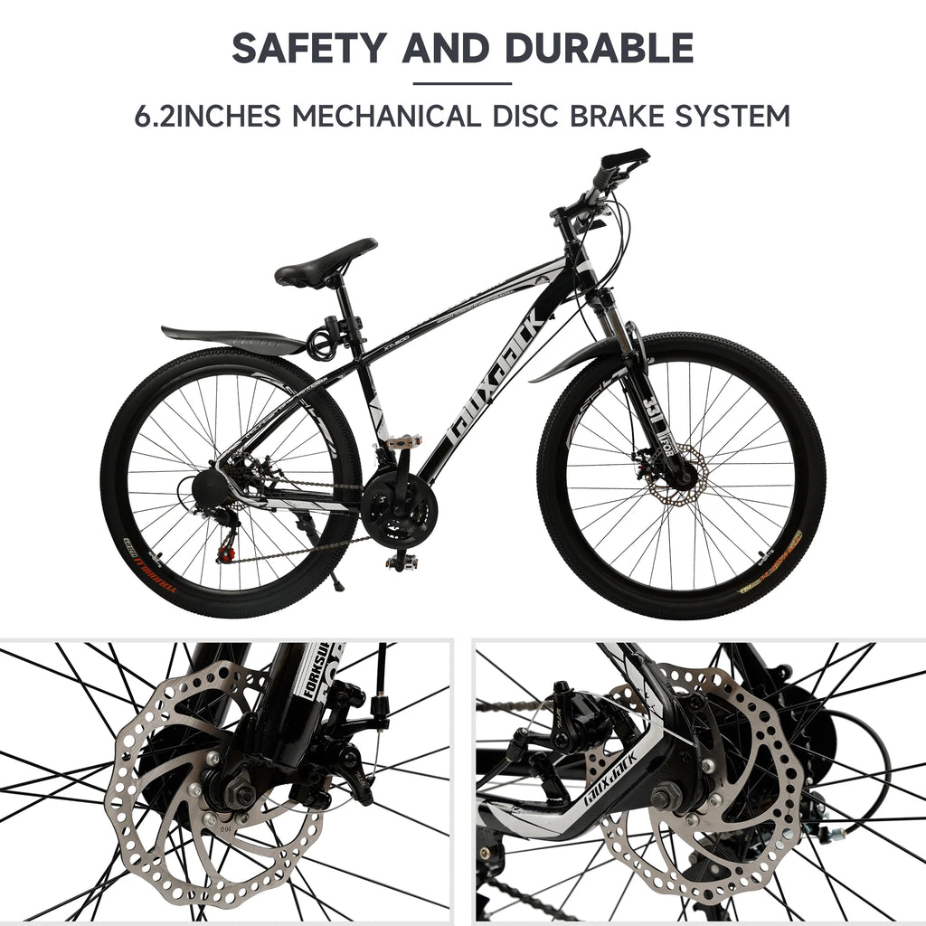 Full Suspension 21 Speed 27.5 inch Dual Disc Brake Mountain Bike Y256004