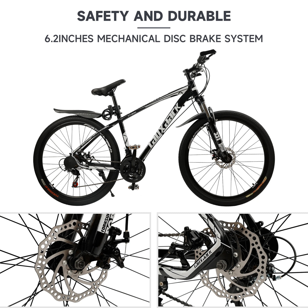 Full Suspension 21 Speed 27.5 inch Dual Disc Brake Mountain Bike Y256004