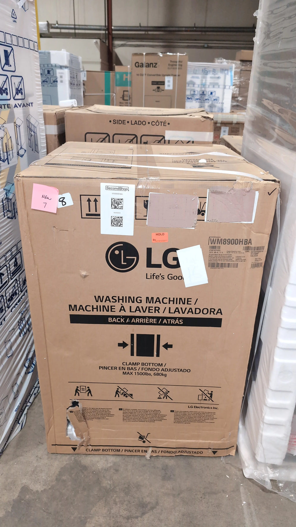 6.0 Cu.Ft. Black Steel Front Load Washer B824