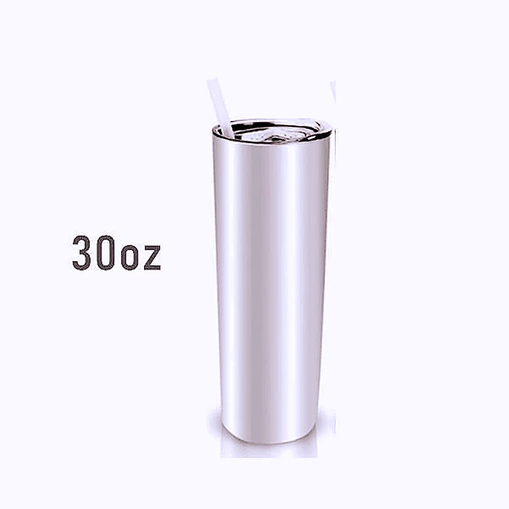 25 Pack 30oz Insulated Tumbler With Lids and Straws Y8489