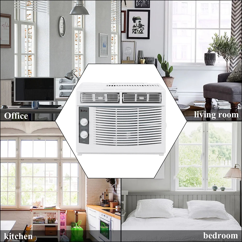 5000BTU 115V 450W White Window Air Conditioner G288321