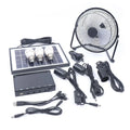 Solar Power Lighting System Kit with 3 LED Lights Fan Solar Panel V914432