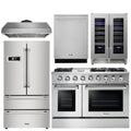 48 Gas Range, Range Hood, Refrigerator, Dishwasher, Wine Cooler O431