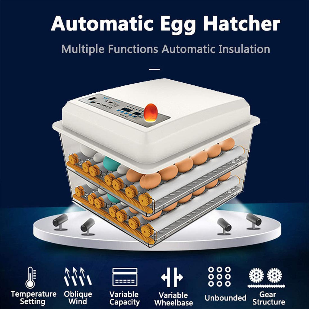 170 Egg Incubator with Automatic Egg Turning and Temperature Humidity Control V301