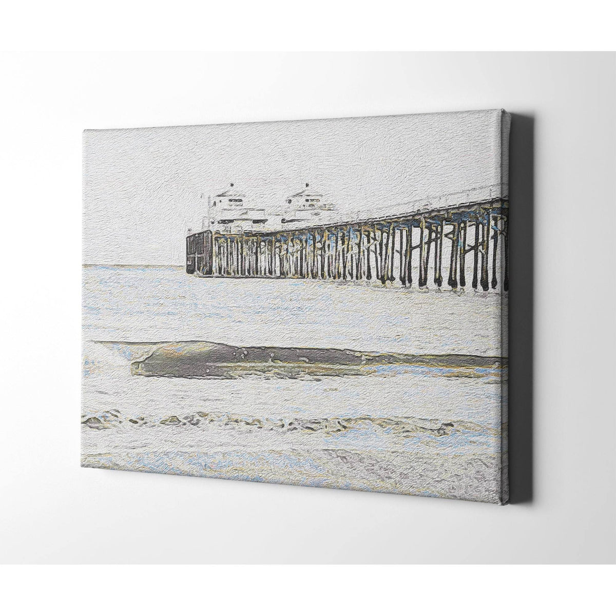 Multi-Color Stretched Canvas J784014