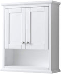 Wall-Mounted Bathroom Storage Cabinet in White U5496