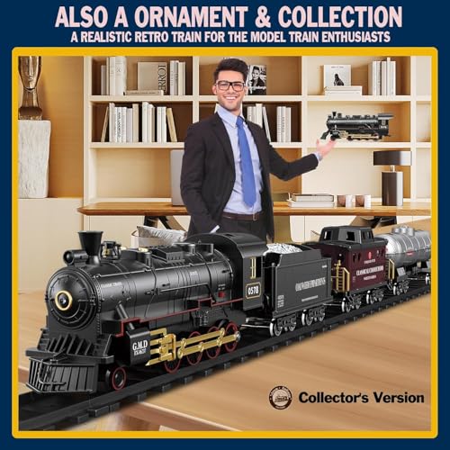 Rechargeable Electric Train Set with Lights and Sound O6131