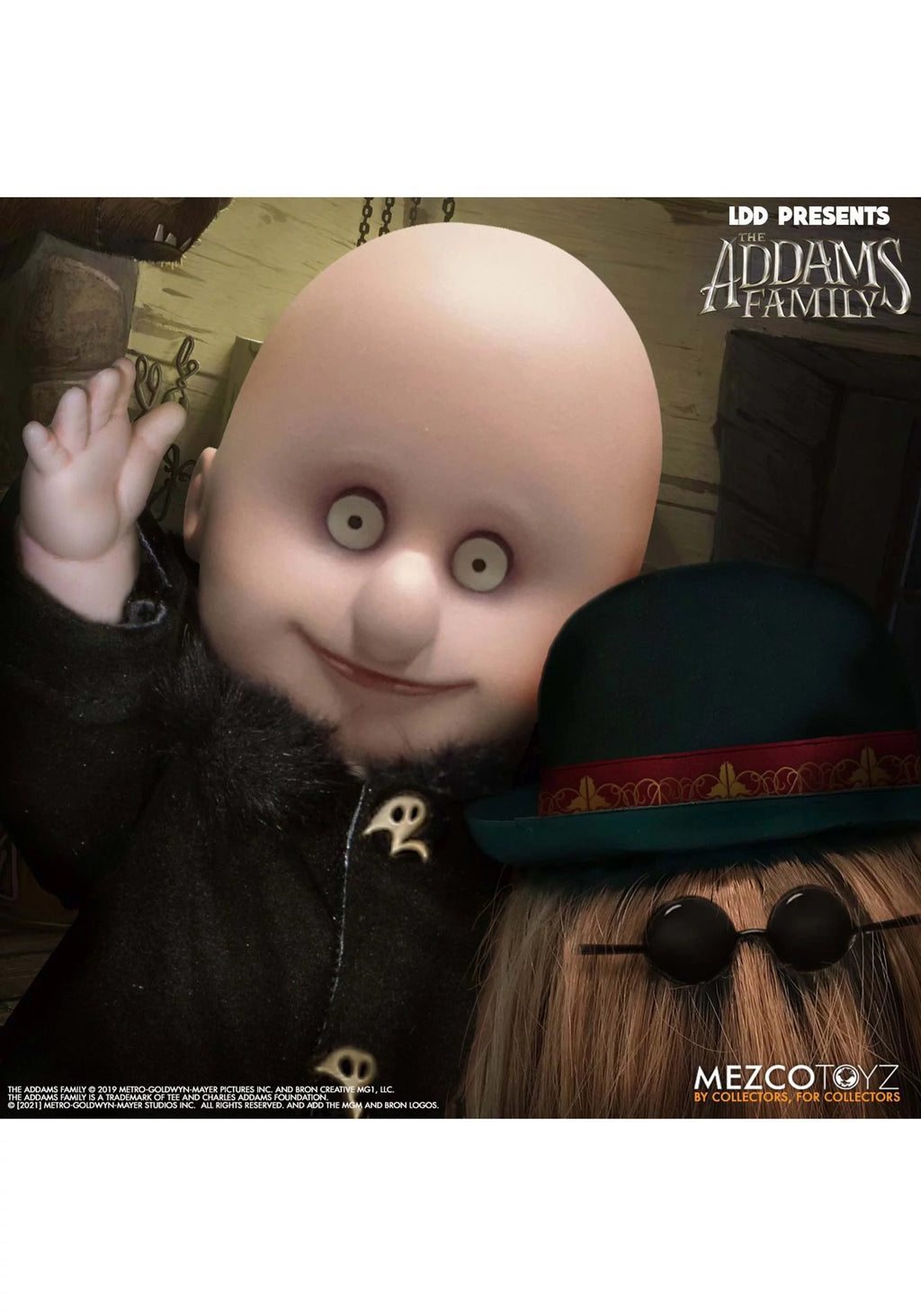 Living Dead Dolls The Addams Family Fester and It H41056