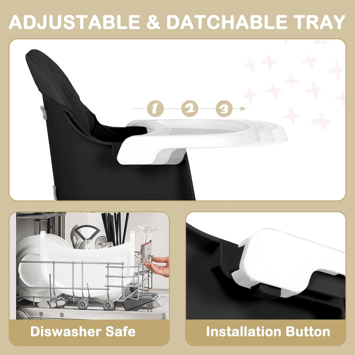 8 in 1 Baby High Chair B2299