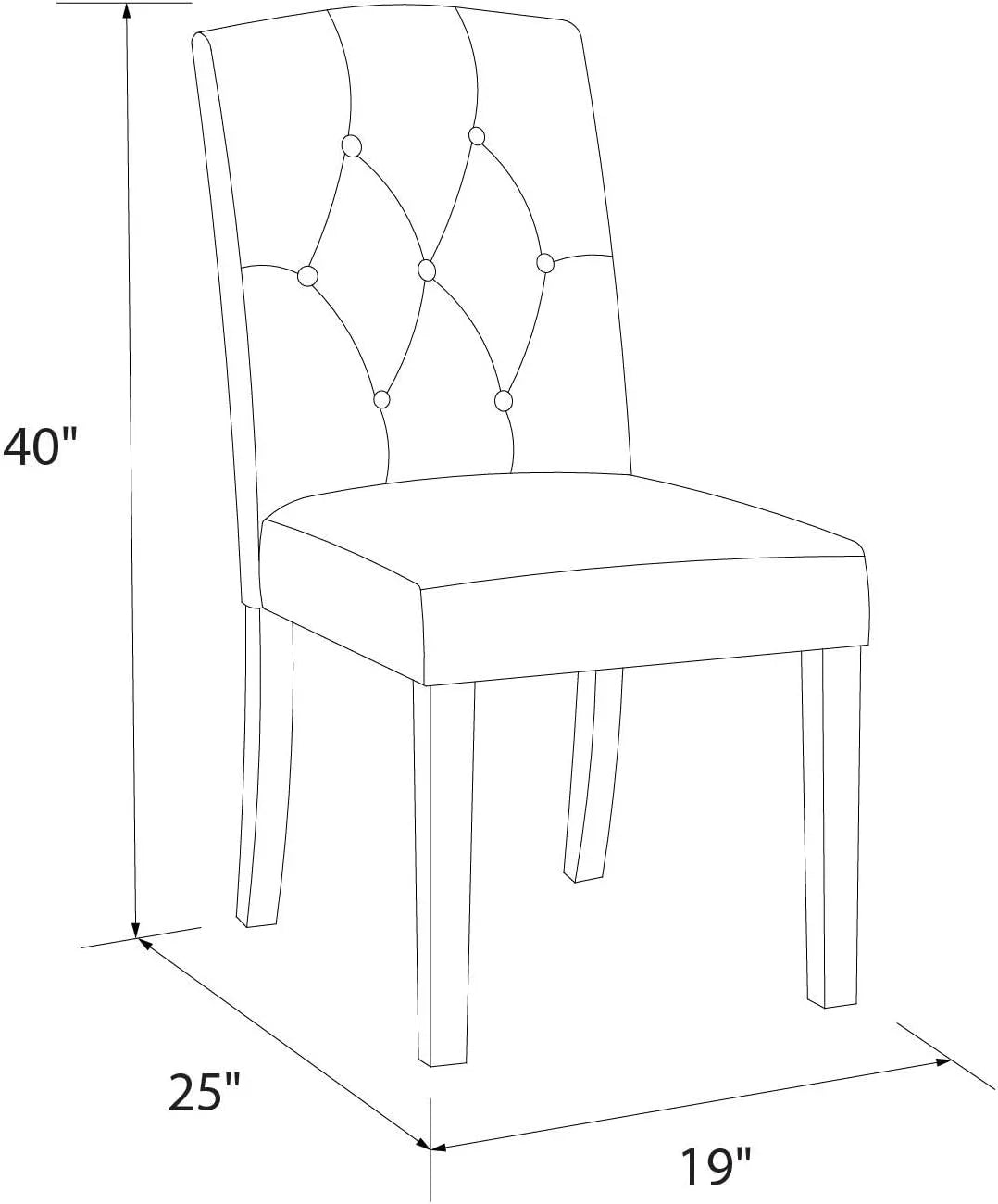 Gray Upholstered Dining Chair E812538